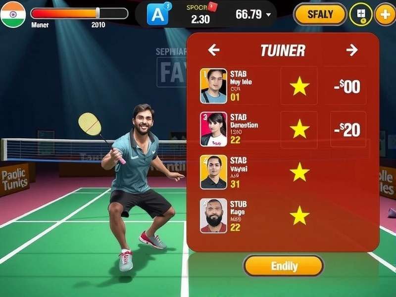 India Badminton Battle gameplay screenshot